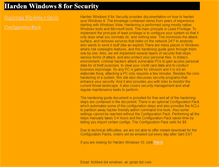 Tablet Screenshot of hardenwindows8forsecurity.com
